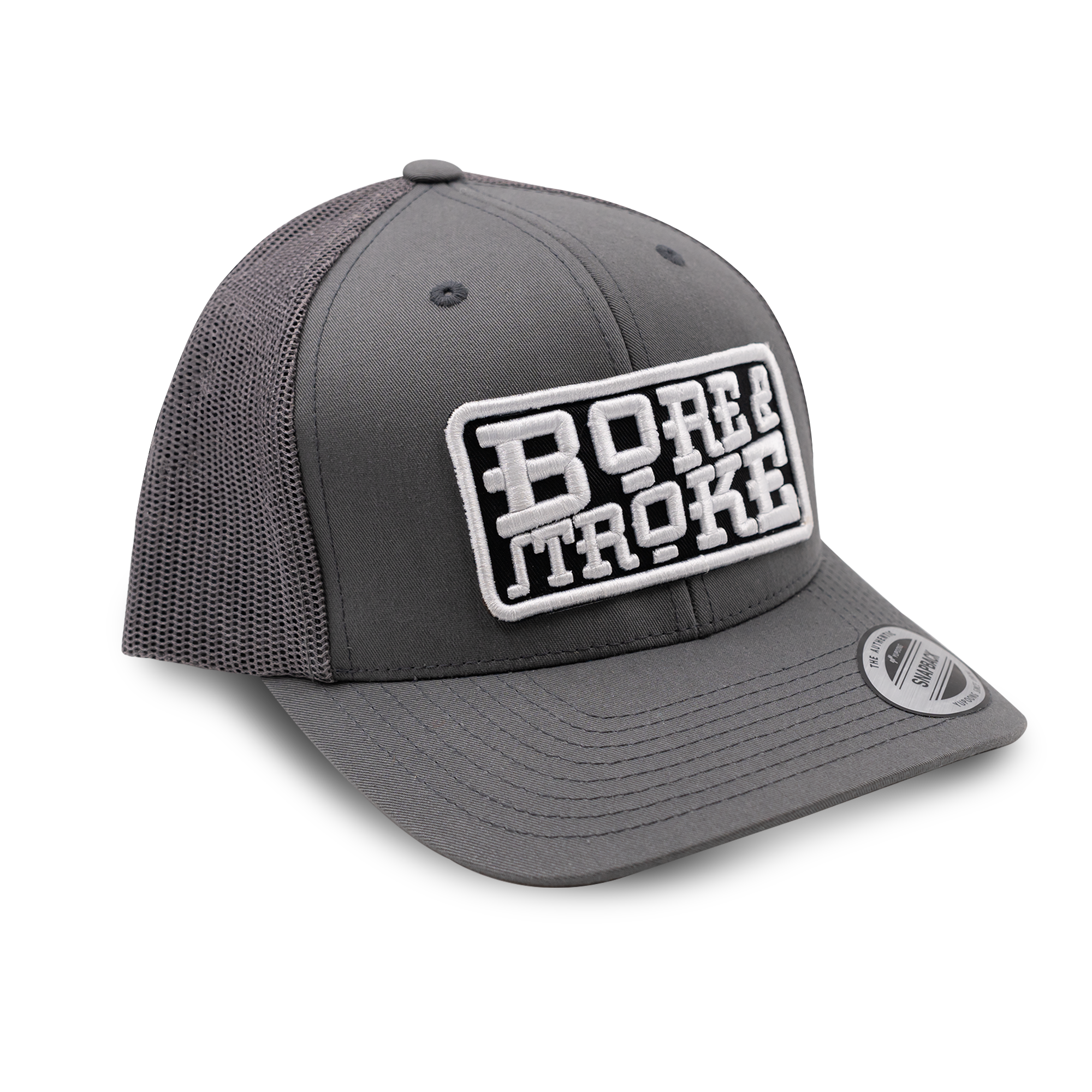 Bore & Stroke Trucker Caps - Grey