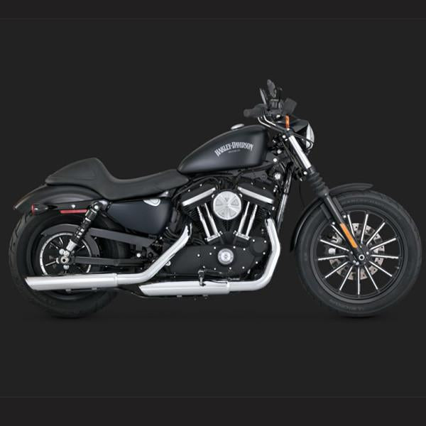 Vance & Hines 3" Round Twin Slash Slip-On Mufflers For Harley Sportster 2014-2022