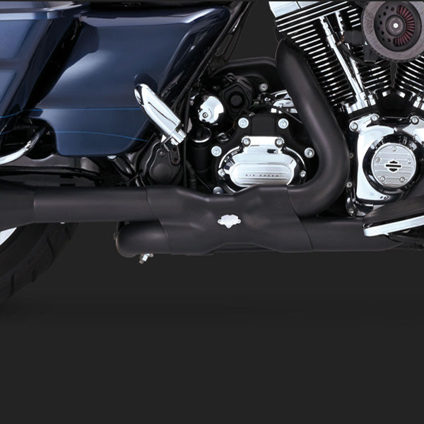 Vance & Hines Power Duals Headers For Harley Touring 2017-2025 - Black