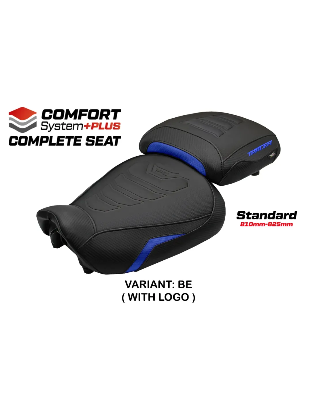 TPZ Italia - Complete Seats - Yamaha Tracer 9 / 9 GT (2021-2024) - Naha Complete Comfort System Plus - Standard - Motofever