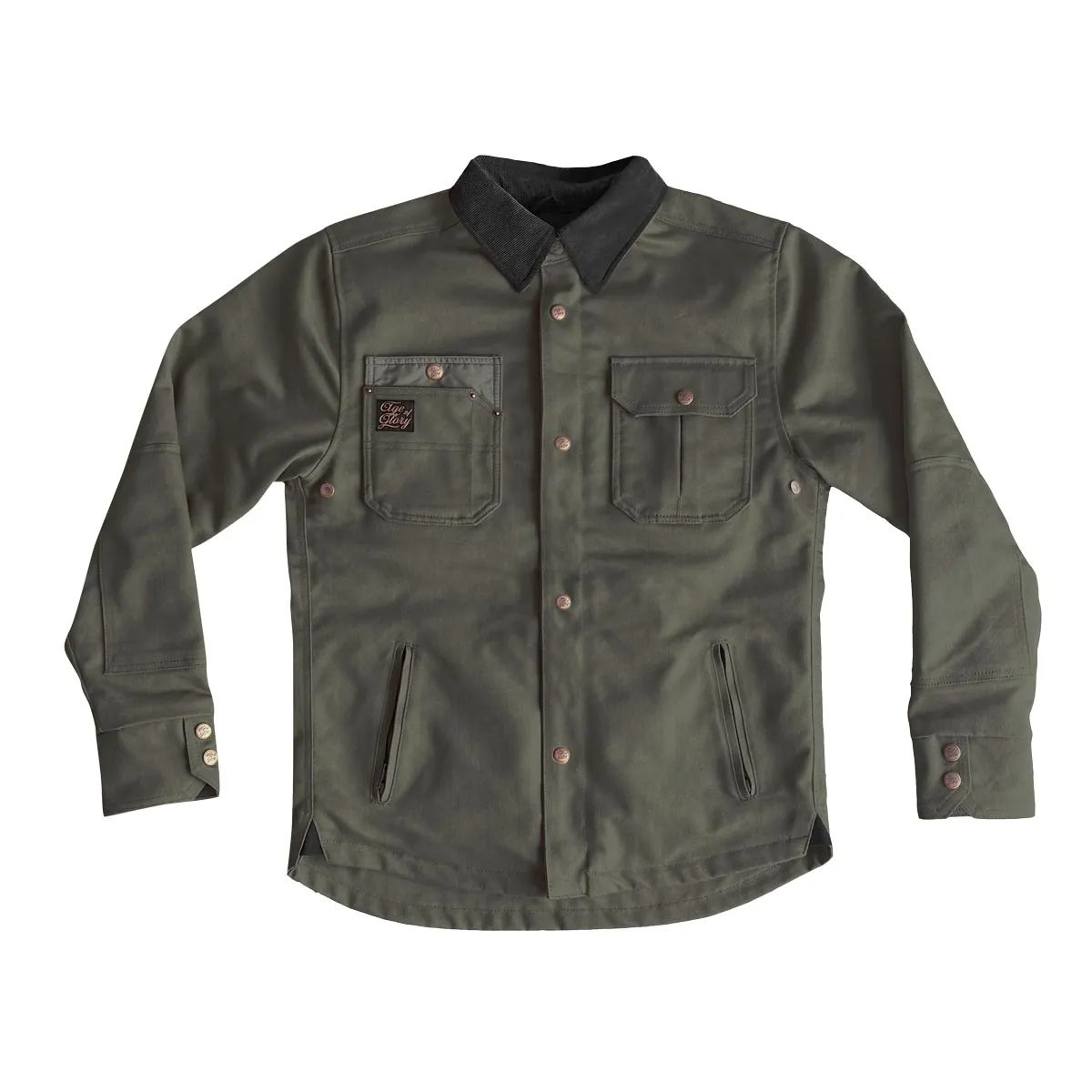 Age Of Glory Jacket - Runaway Riding Shirt - Dark Olive