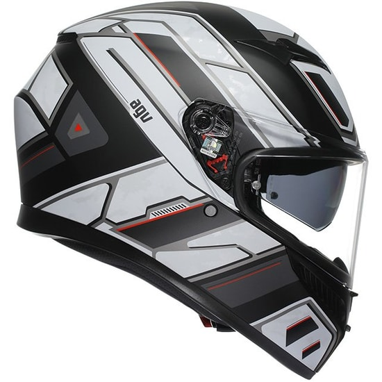 AGV Helmet - K3 - Rivia Matt - Black White