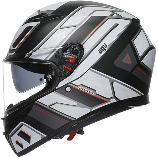 AGV Helmet - K3 - Rivia Matt - Black White