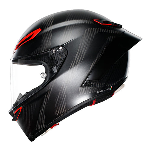 AGV Pista GP RR Interpido Matte Carbon Helmet - Black Red