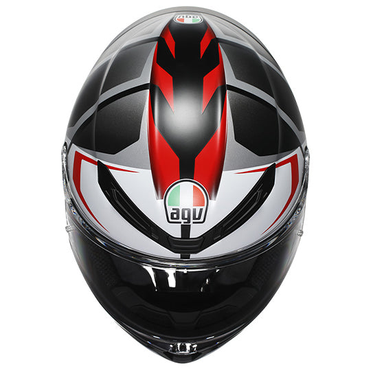 AGV K6-S Karve Matte Helmet - Black White Red