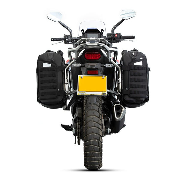 Loboo Alps Inflatable Motorcycle Side Bags with Rack Plates