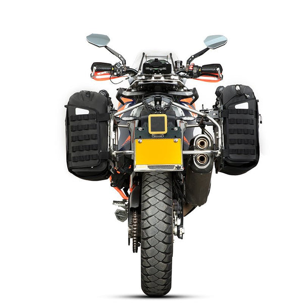 Loboo Alps Inflatable Motorcycle Side Bags with Rack Plates