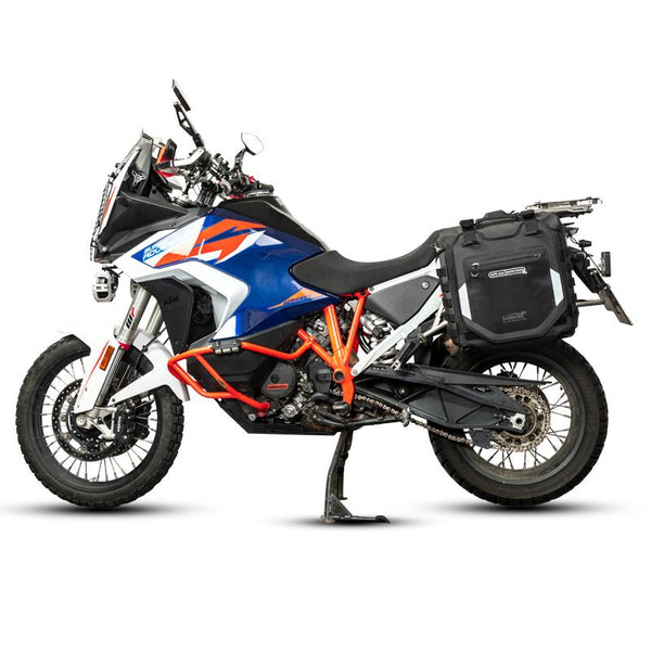 Loboo Alps Inflatable Motorcycle Side Bags with Rack Plates
