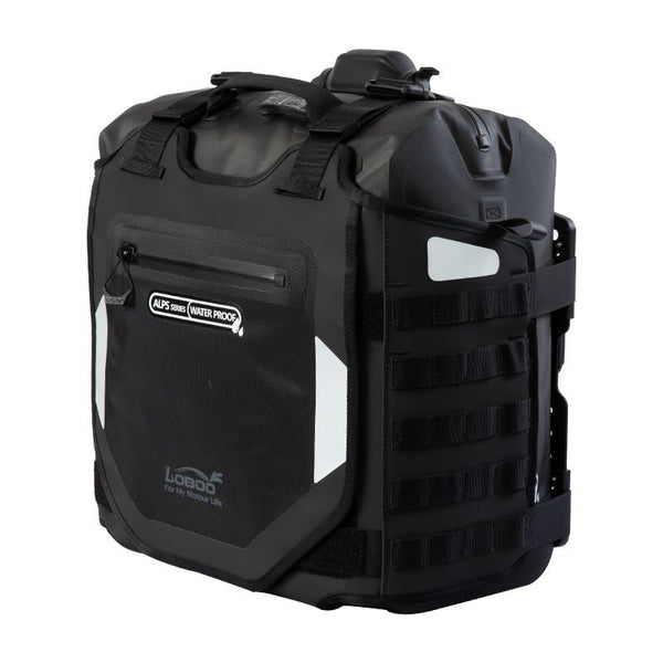 Loboo Alps Inflatable Motorcycle Side Bags with Rack Plates