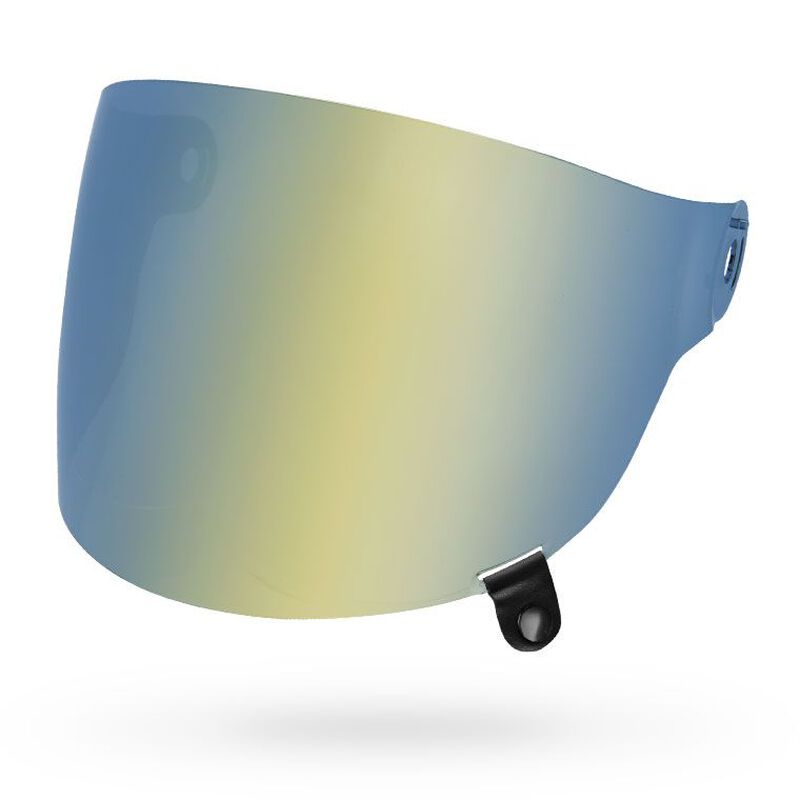 Bell Visor - Bullitt GT Flat, Black Tab - Gold Iridium