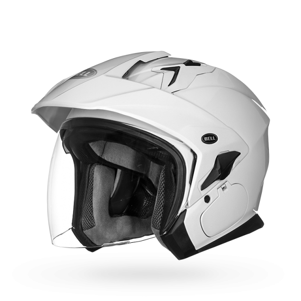 Bell MAG-9 Solid Gloss Helmet - Pearl White