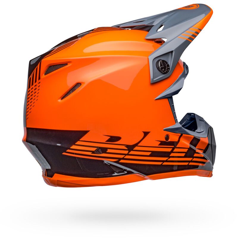 Bell Moto-9 MIPS Louver Helmet - Black Orange