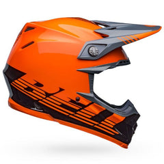 Bell Moto-9 MIPS Louver Helmet - Black Orange