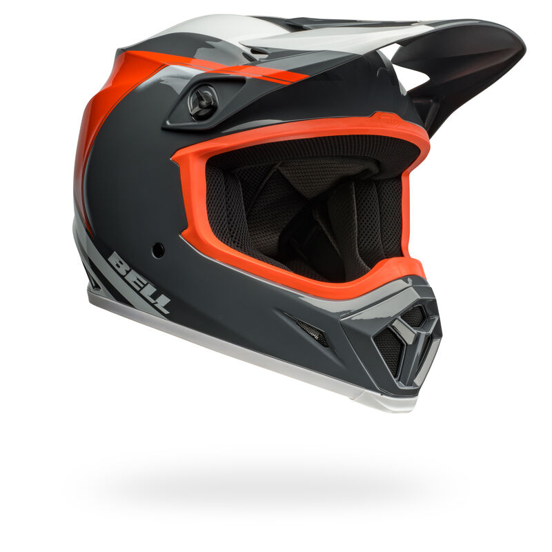 Bell MX-9 MIPS Dart Helmet - Charcoal Orange