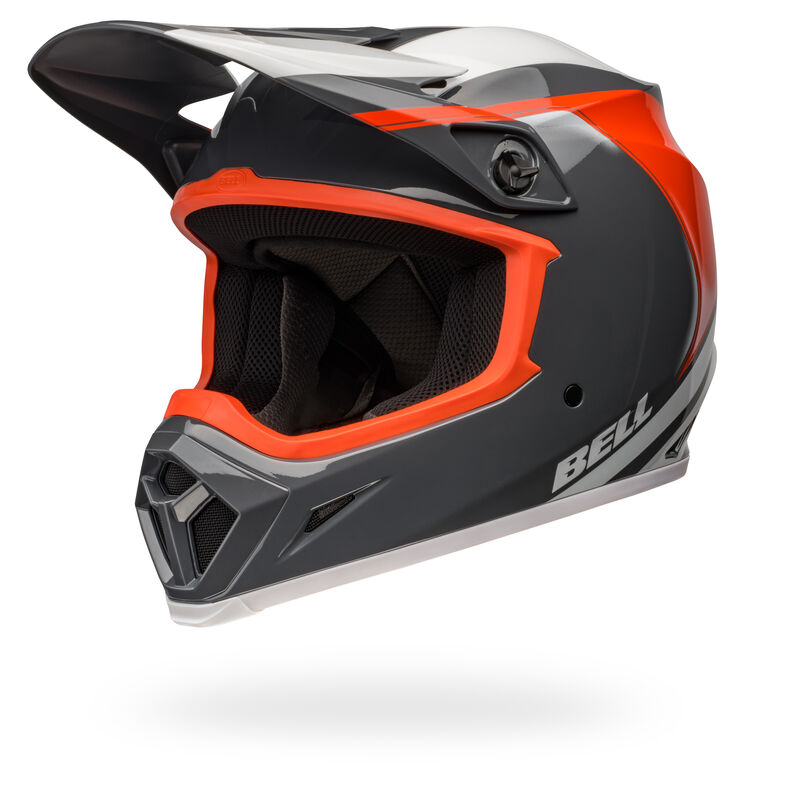 Bell MX-9 MIPS Dart Helmet - Charcoal Orange