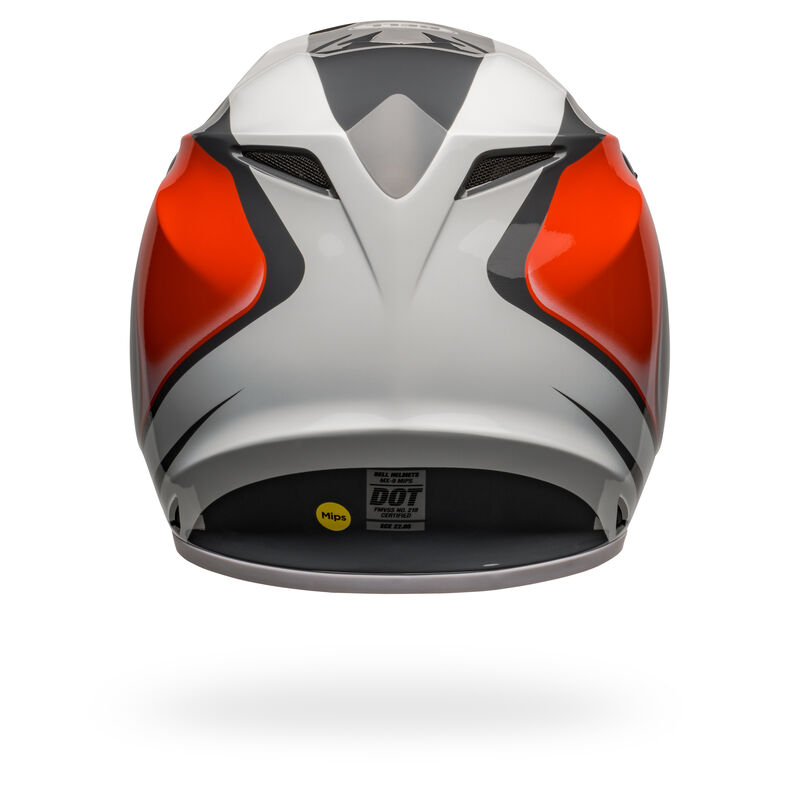 Bell MX-9 MIPS Dart Helmet - Charcoal Orange