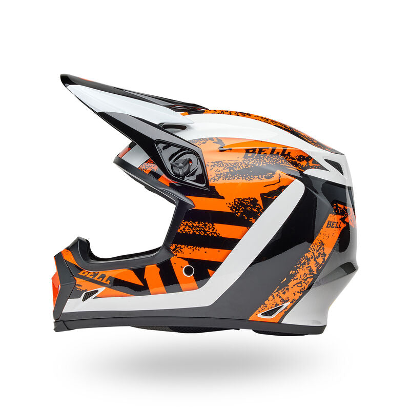 Bell MX-9 MIPS Breakdance Helmet - Black Orange