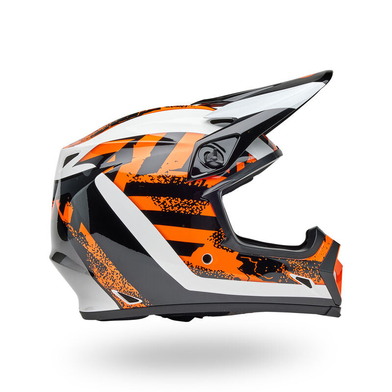 Bell MX-9 MIPS Breakdance Helmet - Black Orange