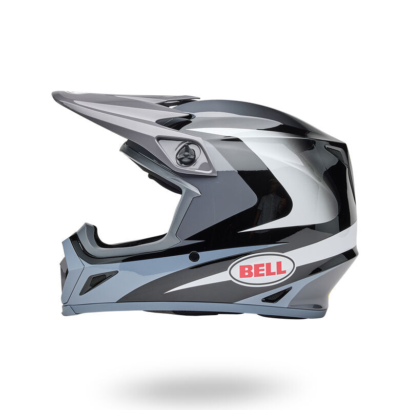 Bell MX-9 MIPS JACKAL HELMET - BLACK WHITE