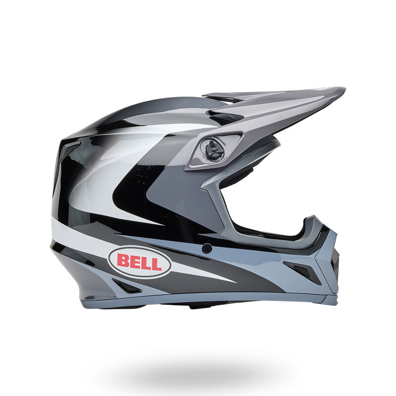 Bell MX-9 MIPS JACKAL HELMET - BLACK WHITE