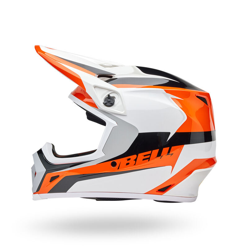 Bell MX-9 MIPS RIFT Helmet - Orange White