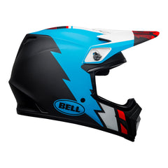 Bell MX-9 MIPS Strike Helmet - Black Blue White