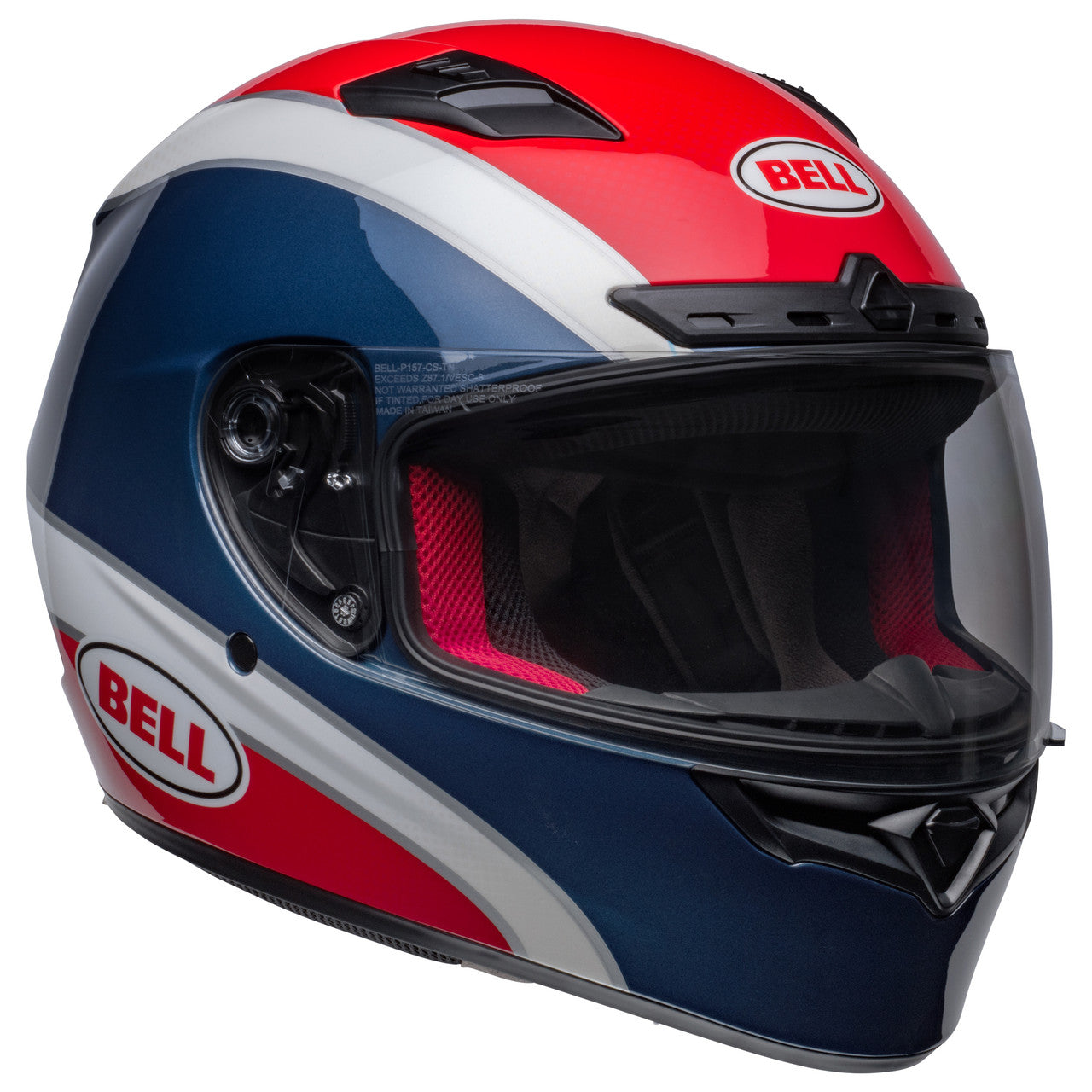 Bell Qualifier DLX MIPS Classic Gloss Helmet - Navy Red