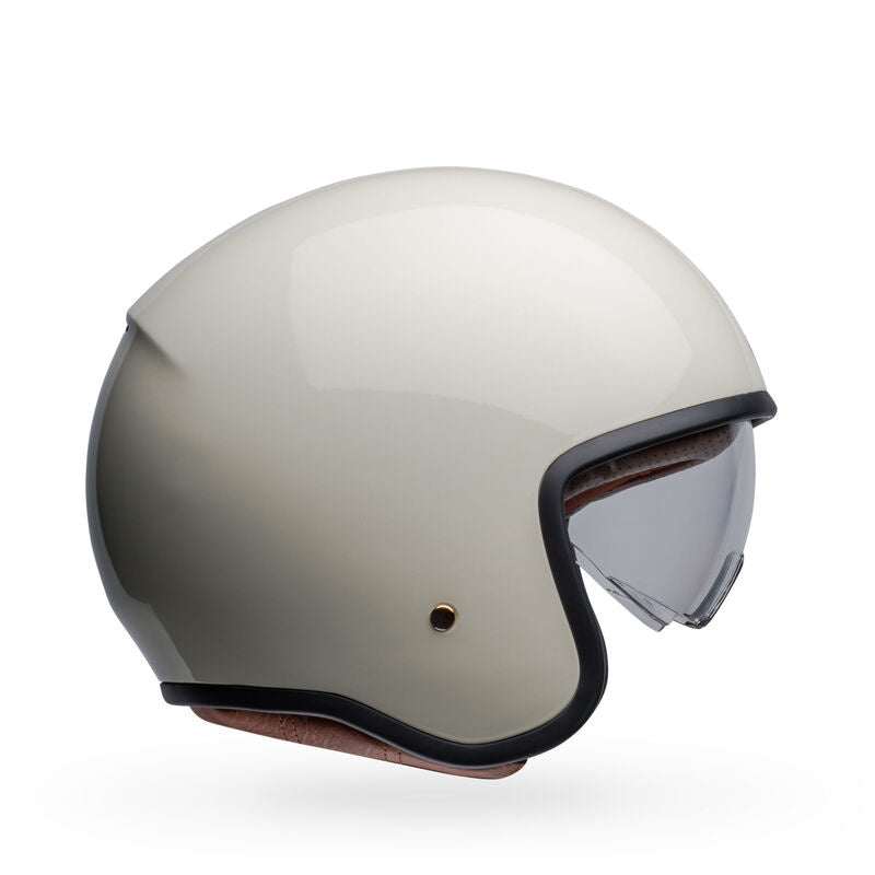 Bell TX501 Gloss Helmet - Vintage White