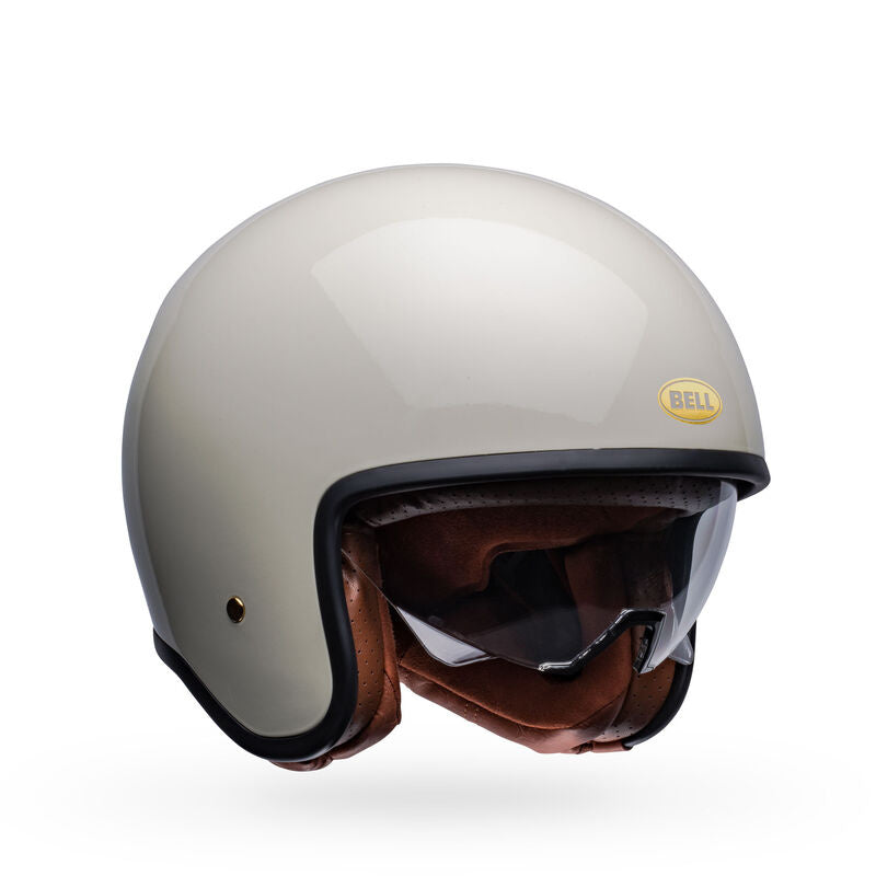 Bell TX501 Gloss Helmet - Vintage White