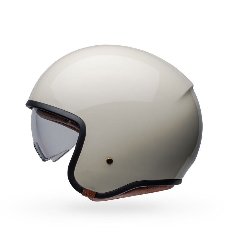 Bell TX501 Gloss Helmet - Vintage White