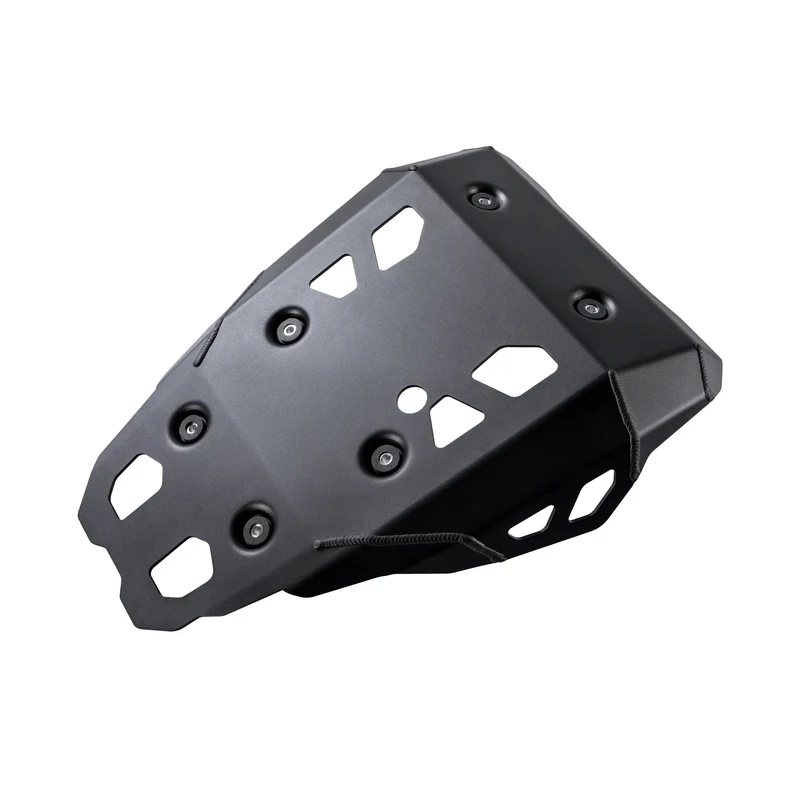 Loboo Aluminum Skid Plate Engine Guard for BMW R1300GS/GSA/RT - No-Drill | 4mm Alloy Bash Plate (CHB151BK)