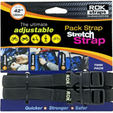 ROK Straps - PACK - Black Silver Logo