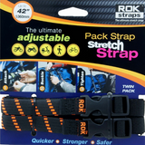 ROK Straps - PACK - Black  Orange Stripe