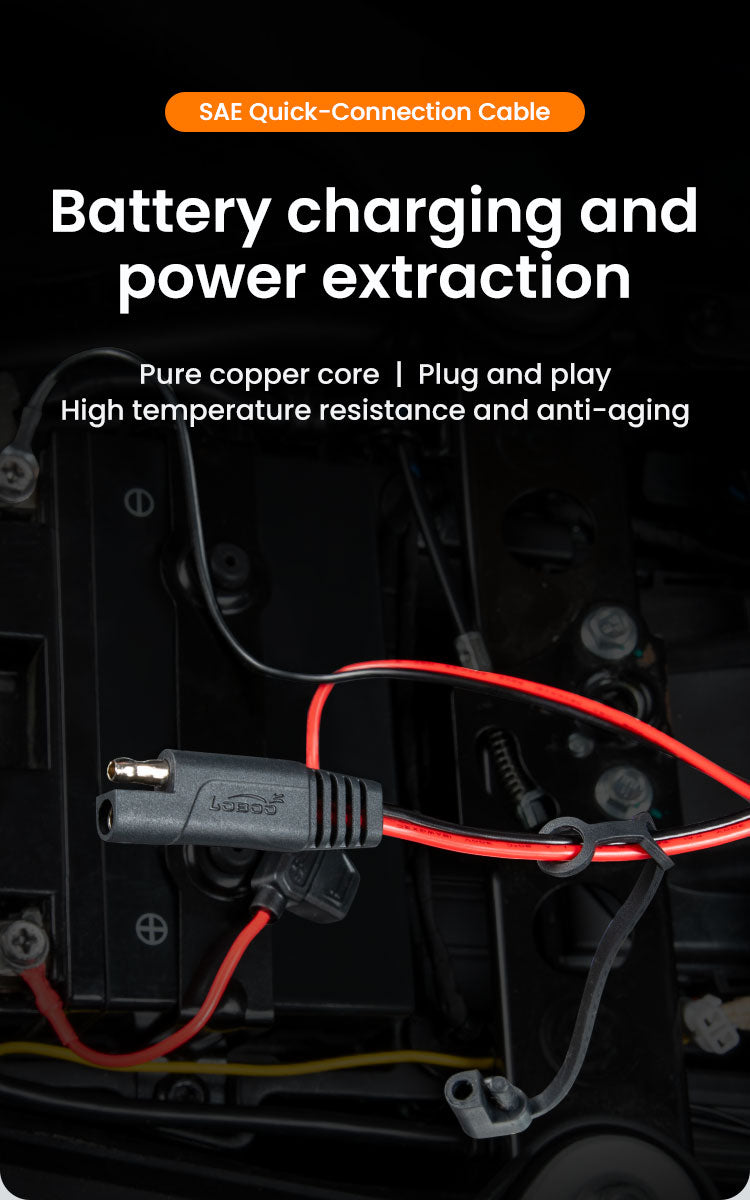 Loboo CSAE-19 SAE Quick-Connection Cable - 50cm