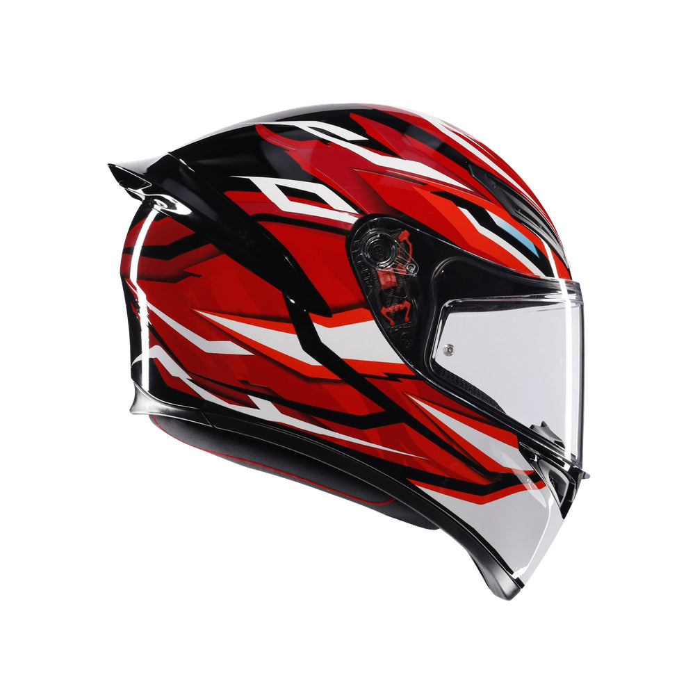 AGV K1-S Lion - Black Red White Helmet