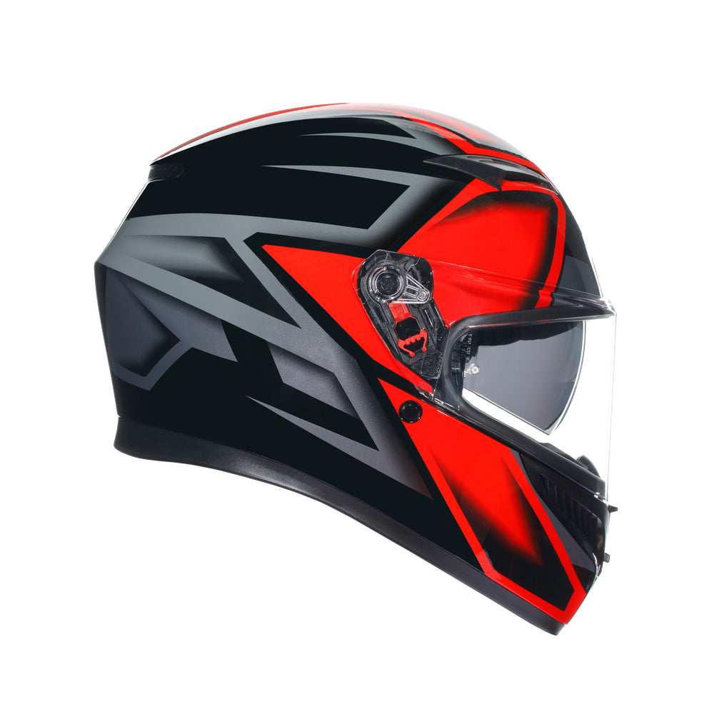 AGV K3 Compound Helmet - Black Red