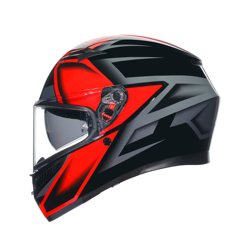 AGV K3 Compound Helmet - Black Red