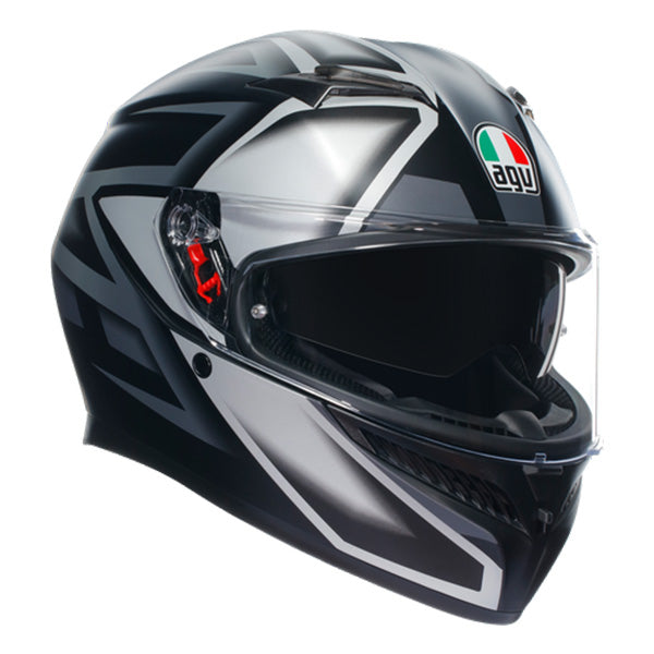 AGV K3 Compound Matt Helmet - Black Grey