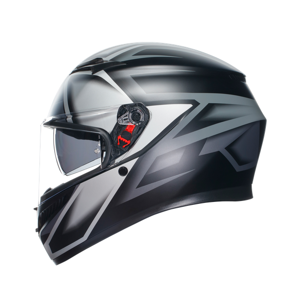 AGV K3 Compound Matt Helmet - Black/Grey