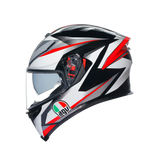 AGV K5 S Plasma Helmet - White Black Red