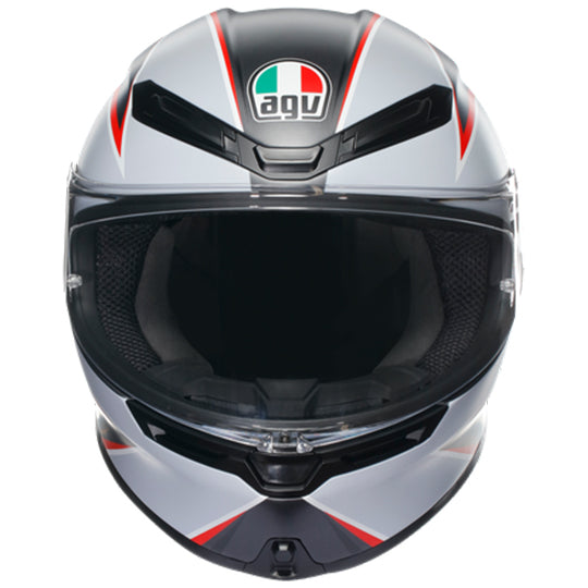 AGV K6-S Flash Helmet - Black Gray Red