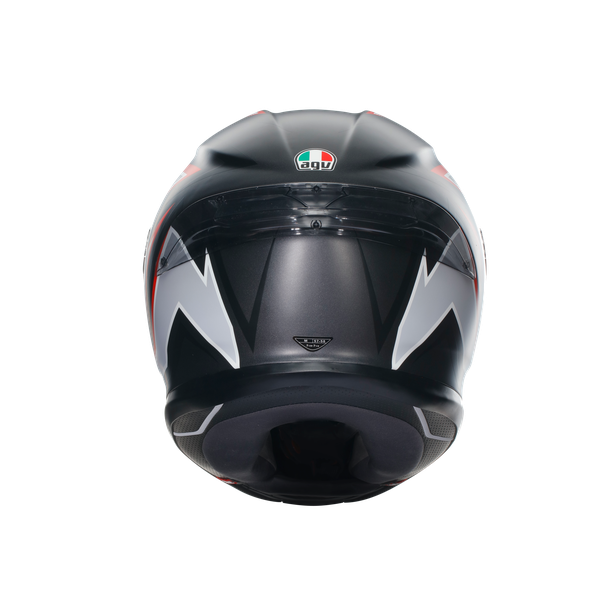 AGV K6-S Flash Helmet - Black Gray Red