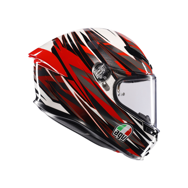 AGV K6-S Reeval Helmet - White Red Grey