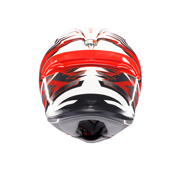 AGV K6-S Reeval Helmet - White Red Grey