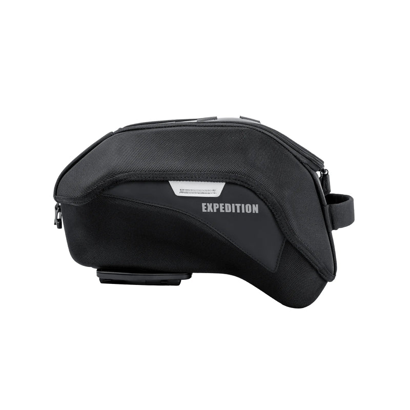 Loboo Adventure Motorcycle Tank Bag with Magnetic Quick-Release System and Rain Cover (BTB20BK) with Adapter