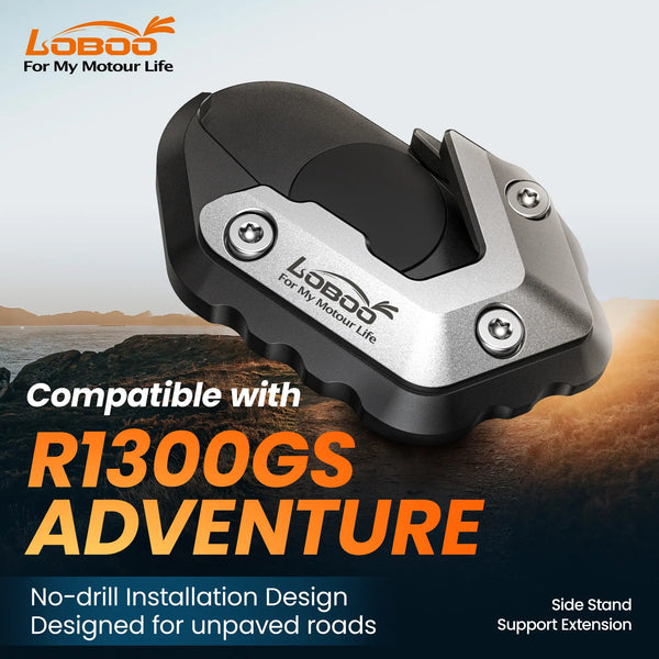 Loboo Side Stand Support Extension - BMW R1300 GSA (CJC151-CN) - Motofever