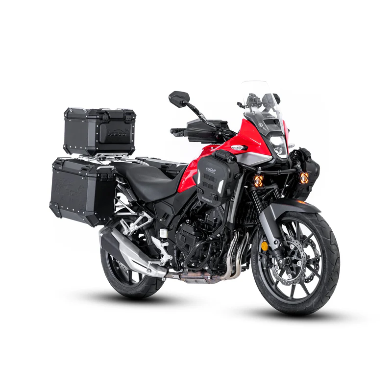 Loboo L7X Motorcycle Auxiliary Lights with DRL - Ø 67mm - Black