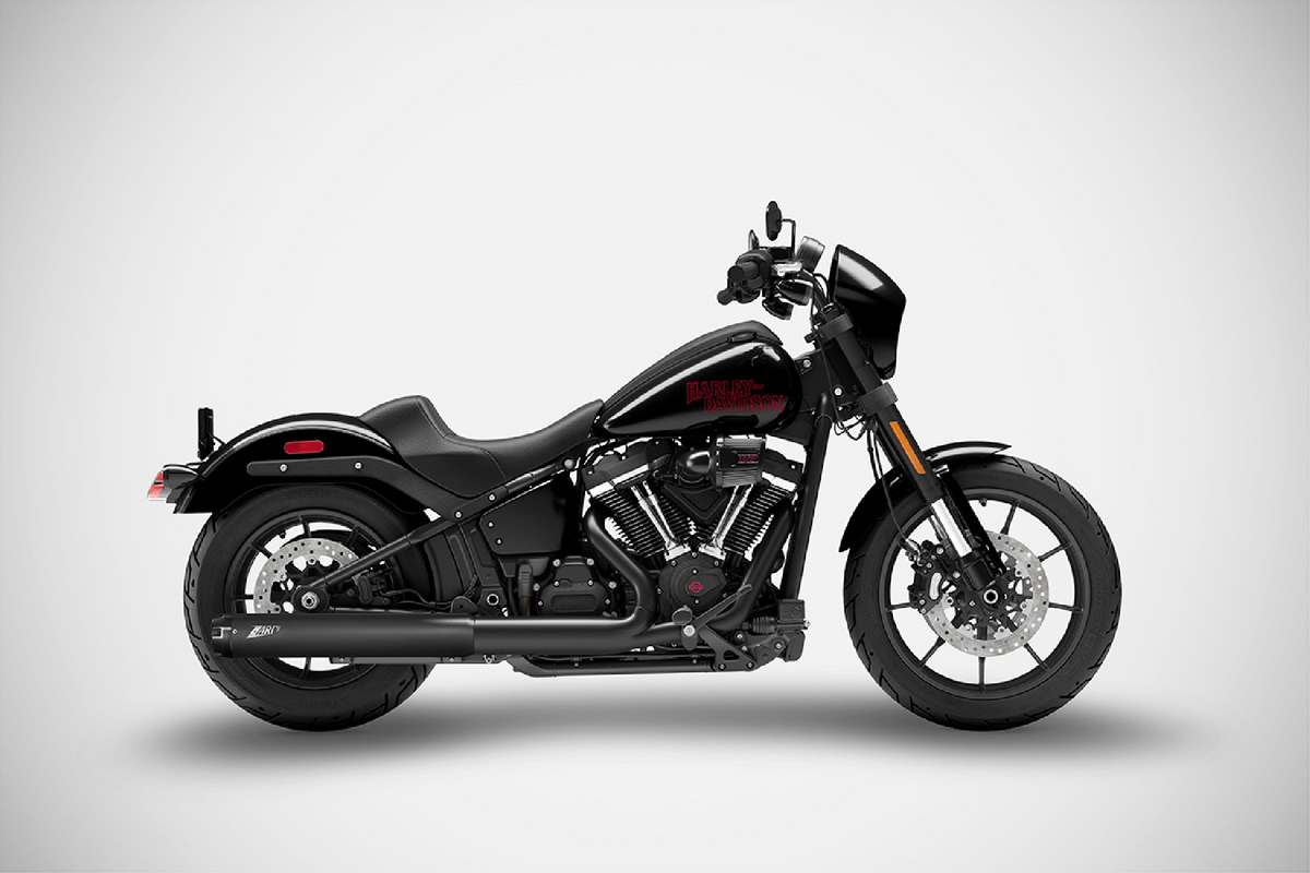 Zard Exhaust - Slip-Ons - HD Softail (2025+) (Racing) - Stainless Steel - Black