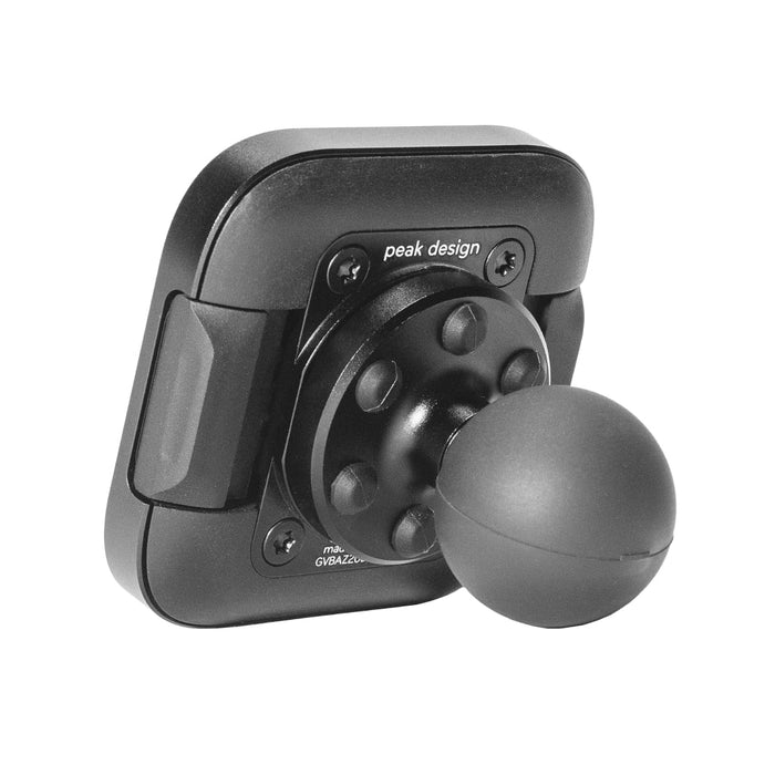 Peak Design Mobile Motorcycle Locking Mount 1" Ball Adapter - Black - Motofever