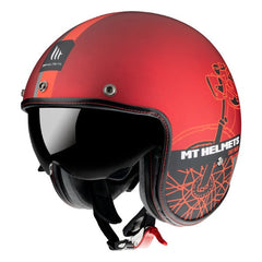 MT Le Mans 2 SV Cafe Racer B5 Matte Helmet - Red